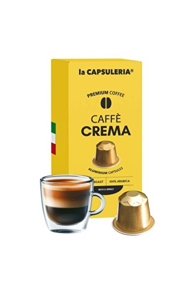 La Capsuleria Crema de cafea, 100% Arabica 10 capsule de aluminiu compatibile...