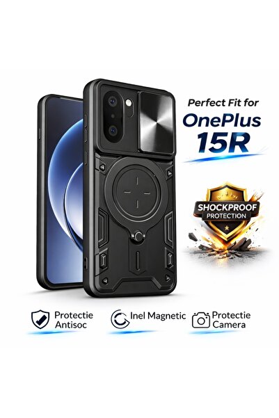 SKYDDAR INNOVATION Carcasă pentru OnePlus 15R, CamGuard Pro, inel magnetic, p...