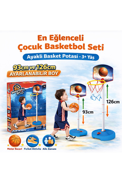 Sayıcı Kids Çocuklar İçin Küçük Ayaklı Basket Potası | Küçük Basketbol Oyunu ...