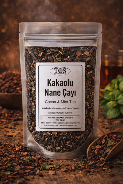 TOS The Organic Spices 100 جرام شاي الكاكاو والنعناع - الأول شاي الكاكاو والن...