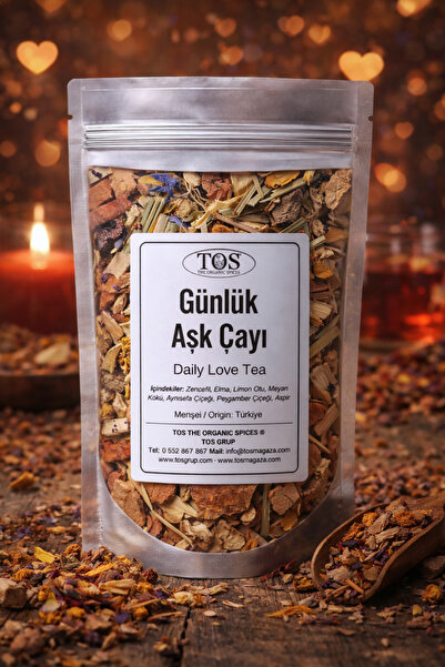 TOS The Organic Spices Günlük Aşk Çayı 40 gr (1. Kalite) Daily Love Tea