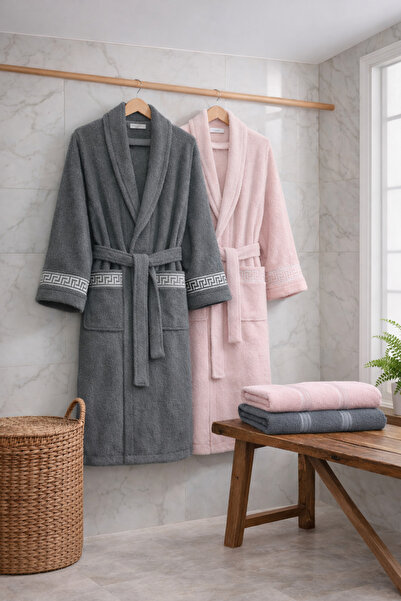 MUK's 6 Parça Aile Bornoz Seti – Yüksek Emici, Dayanıklı & Yumuşak Doku, %70 ...