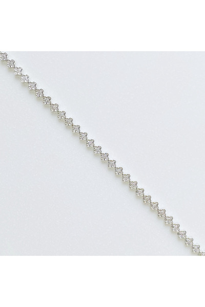 GOX سوار تشاولي سو يول من تشاولي سو بتصميم البرسيم الصغير المرصع بالأحجار