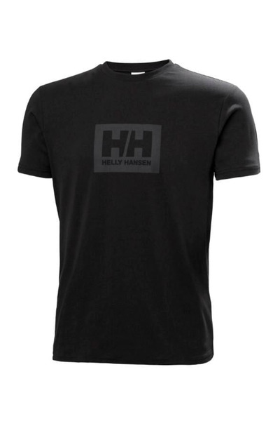 Helly Hansen تيشيرت رجالي بأكمام قصيرة من Hh Box T باللون الأسود