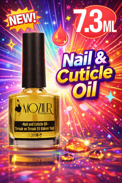 MOZIUR Tırnak Ve Tırnak Eti Bakım Yağı | Nail&Cuticle Oil