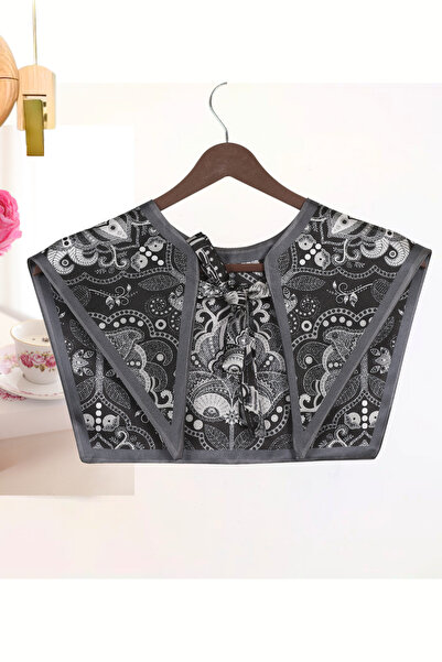 nurfemina Bohem Stil Etnik Desenli Kadın Omuz Şalı | "Turquoise Majesty" El Y...