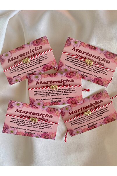 BeryDenz Hint Filli Marteniçka Dilek Bilekliği(5ADET) Hediyelik Altın Kaplama...