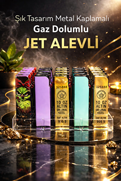 DoğanÇakmak Çakmak 5 li set küp metal çakmak
