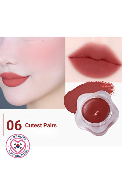 DEAR.MAY Pure Falling Mood Lip Pot - Çok Amaçlı Renkli Dudak ve Yanak Balmı 6...