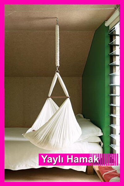 Bundeba Yaylı Hamak Beyaz Beşik Bebek Salıncağı Salıncak Uyku Seti Beşik Yata...