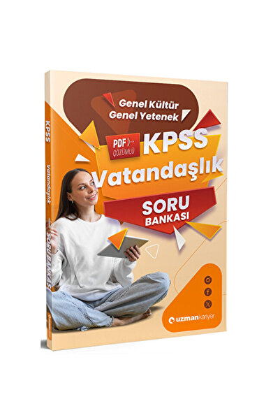 Uzman Kariyer Yayınları 2026 KPSS Vatandaşlık Soru Bankası Çözümlü