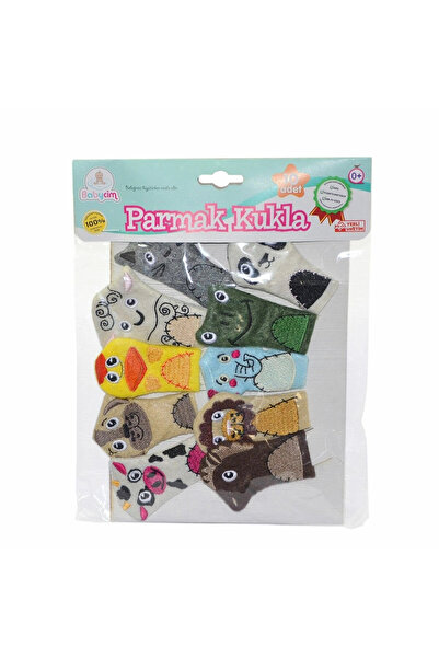 Birlik Oyuncak URT020-003 BABYCİM 10LU HAYVANLAR PARMAK KUKLASI