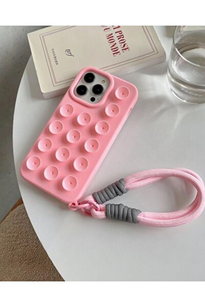 KILIF HOUSE حافظة سيليكون متوافقة مع هاتف آيفون 15 برو ماكس مع حامل شفط وحزام...