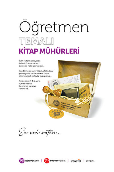 HEDİYENOMİ > MÜHÜR MARKET Öğretmen Temalı Kitap Mührü