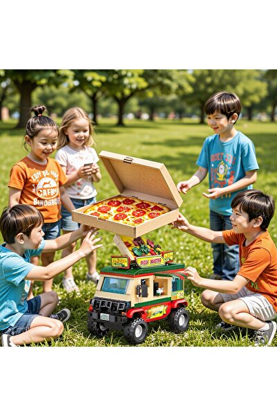 Universul Jucăriilor Jucarie de construcție Restaurant Car – Pizza Master, 36...