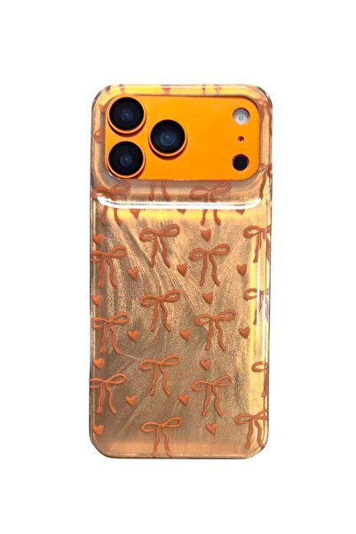 KILIF HOUSE حافظة ملونة بنمط فيونكة باستيل متوافقة مع هاتف آيفون 17 برو ماكس