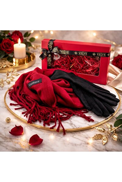 velve Pachet Secret pentru femei, cu fular lung Belladona si manusi elegante,...