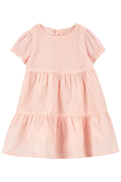 Carter's Kız Bebek Kısa Kollu Elbise Pembe