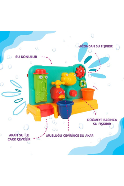 BABYCİM Babycim Banyo Aktivite Seti HE0280,Oyuncak Banyo Seti