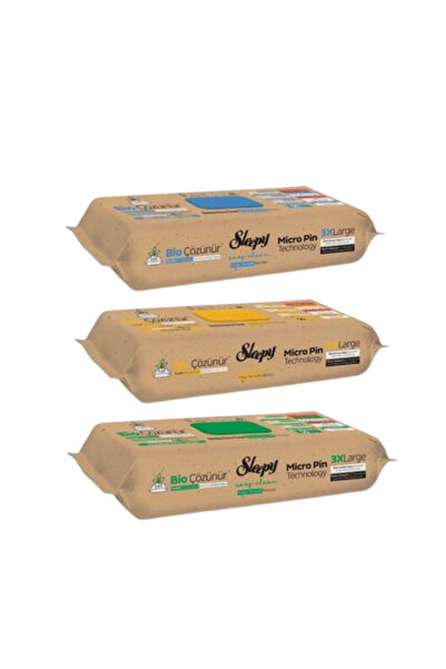 Sleepy منشفة تنظيف الأسطح سهلة التنظيف وقابلة للذوبان بيولوجيًا، 3 أنواع BİOÇ...