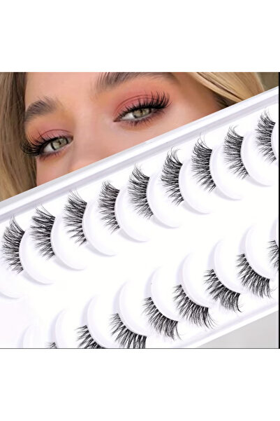 AYLİS 10 ÇİFT CAT EYES İPEK KİRPİK DOĞAL GÖRÜNÜMLÜ