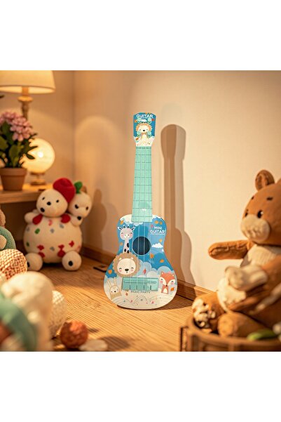 Universul Jucăriilor Chitară, Muzicală pentru Copii Mini Guitar cu Animăluțe,...