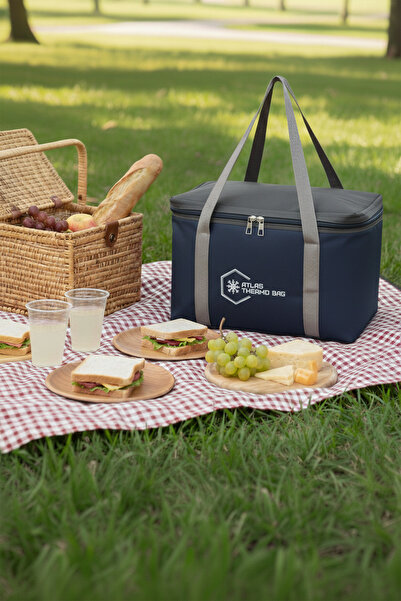 Wallery Bags 15 لترًا معزولًا حراريًا للنزهة والتخييم، حقيبة حرارية باردة وساخنة