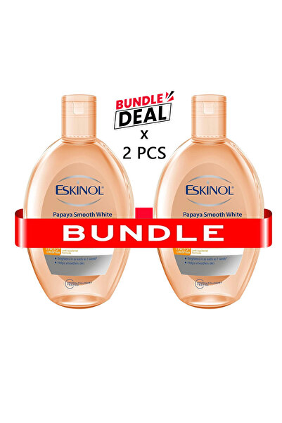 Eskinol Cleanser Papaya Smooth 225ml X 2 Pcs