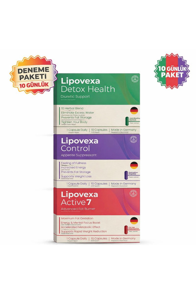 peak pharma Lipovexa CONTROL-ACTIVE7-DETOX 10 GÜNLÜK DENEME PAKET