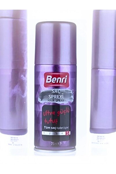 Benri Marka: Saç Spreyi Ultra Güçlü Tutuş 75 Ml Kategori: Saç Spreyi