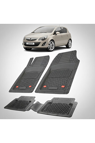 TEAMCAR Covorașe auto compatibile cu Opel Corsa D Hatchback 2006-2014 |   Negru