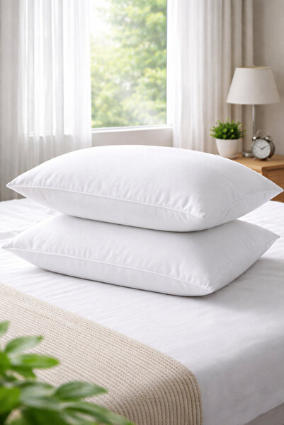 MUK's Σετ 2 μαξιλαριών ύπνου 50x70 – 650 γρ. Καθαρή γέμιση σιλικόνης, άνετο κ...