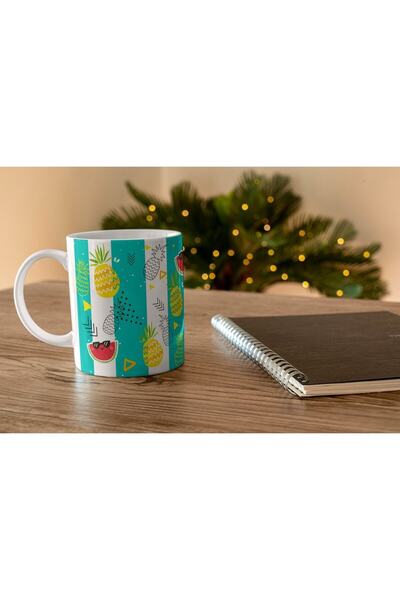 Eylül Design Summer Themed Special Design Printed Mug 001