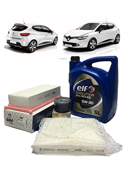ELF RENAULT CLİO 4 Uyumlu YAĞ BAKIM SETİ 2012-2019 CLİO IV 1.5 DCİ DİZEL MOTO...