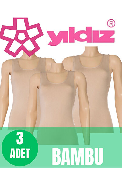 murays Yıldızwoman 3-Pack Wide-Strap Organic Bamboo Tank Top