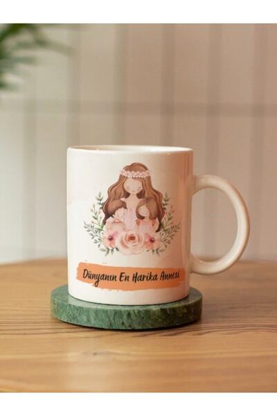 Eylül Design Mother Themed Written Special Design Full Round Printed Mug Cup ...