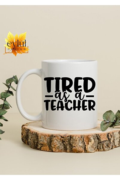 Eylül Design Teacher Special Design Printed Mug Cup Coffee Cup - Teacher's Da...