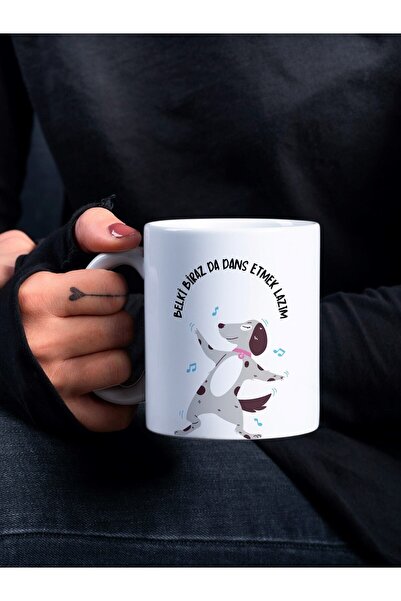 Eylül Design كوب كوب مطبوع بتصميم خاص من سلسلة We Need to Dance - كوب قهوة هد...