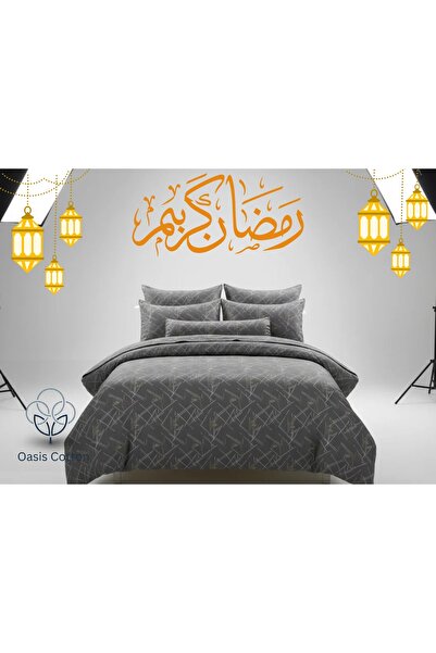 Oasis Cotton طقم سرير مزدوج من كلاود سمر - 6 قطع - ناعم وبارد