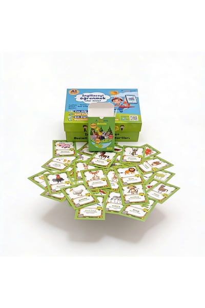 mindoland A1 Hayvanlar kelimeleri Serisi