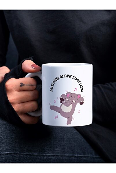 Eylül Design We Need to Dance Series Special Design Printed Mug Cup - Motivat...