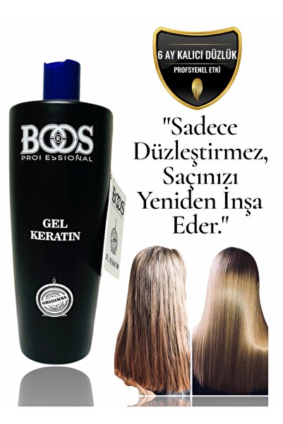 PRO BOOS PROFESSIONAL Black Seri American Jel Keratın Refıll 1000 ml ( Kalıcı...