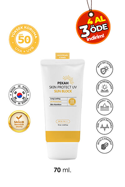 PEKAH واقي شمسي للوجه والجسم بفلتر هجين عالي الحماية بعامل حماية من الشمس SPF...