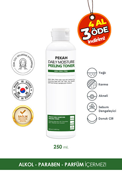 PEKAH Akne Karşıtı Ve Gözenek Sıkılaştırıcı Aha Bha Pha Ve Çay Ağacı Içeren P...