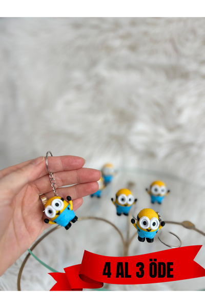 3dnovacomtr Sevimli Minyonlar Anahtarlık