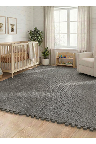 CARPAZAR 3 Metre² 12'li Set Zemin Kaplama Minder Matı Çocuk Oyun Spor Yoga Pi...
