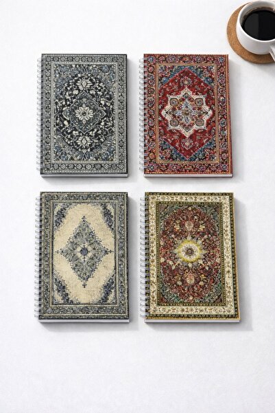 Mas Note A5 Spiralli Çizgisiz Okul Defteri 4’lü Set | 50 Yaprak | Karton Kapa...