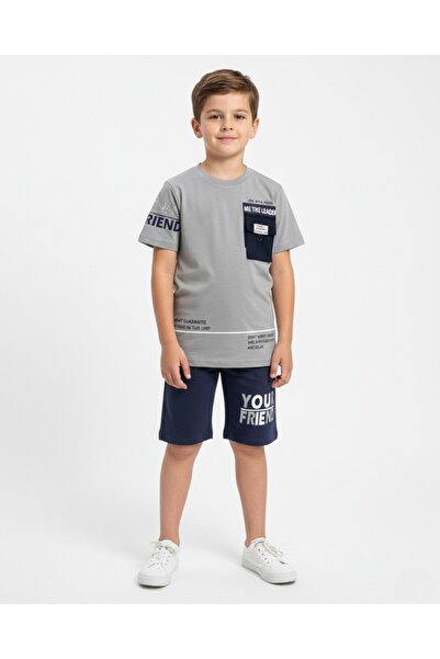 voyyo kids baby ХЛОПЧИКИ ЛІТНІ 3-10 РОКІВ З ПРИНТОМ ШОРТИ З КОРОТКИМ РУКАВОМ ...