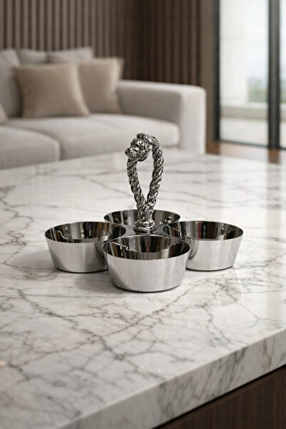 Unbranded/Generic Four-way serving carrier with rope handle