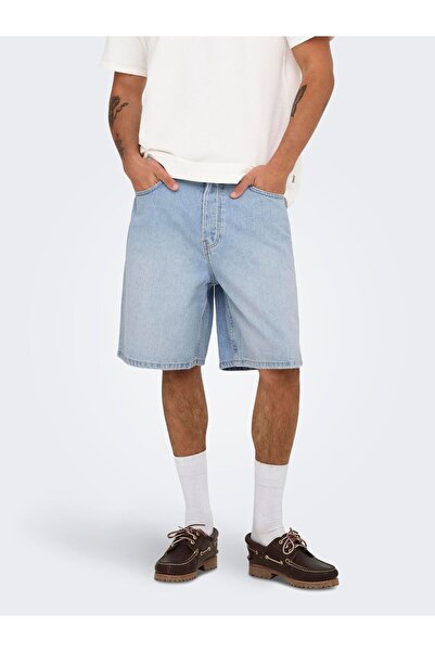 Only & Sons Jeans-Shorts ONSFADE Mid Rise Locker geschnitten Shorts